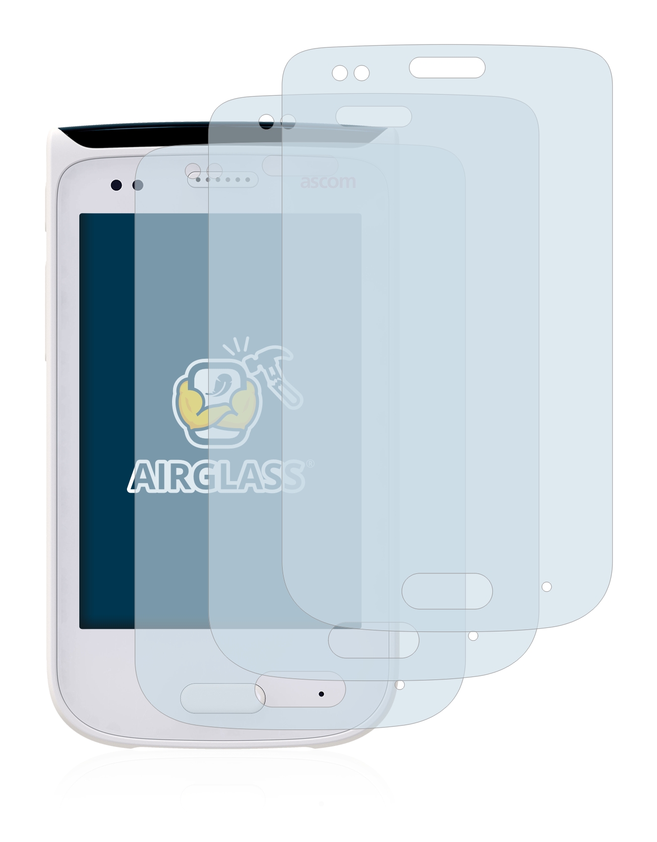 Screen Guard BROTECT AirGlass Glass Screen Protector for Zebra TC51 Extra-Hard Ultra-Light