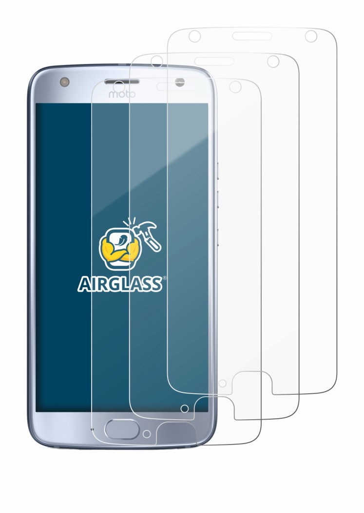 Image of the device Motorola Moto X4 with a wide variety of screen protectors.