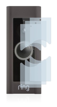 Image de l'appareil Ring Video Doorbell Pro avec une grande variété de protections d'écran.