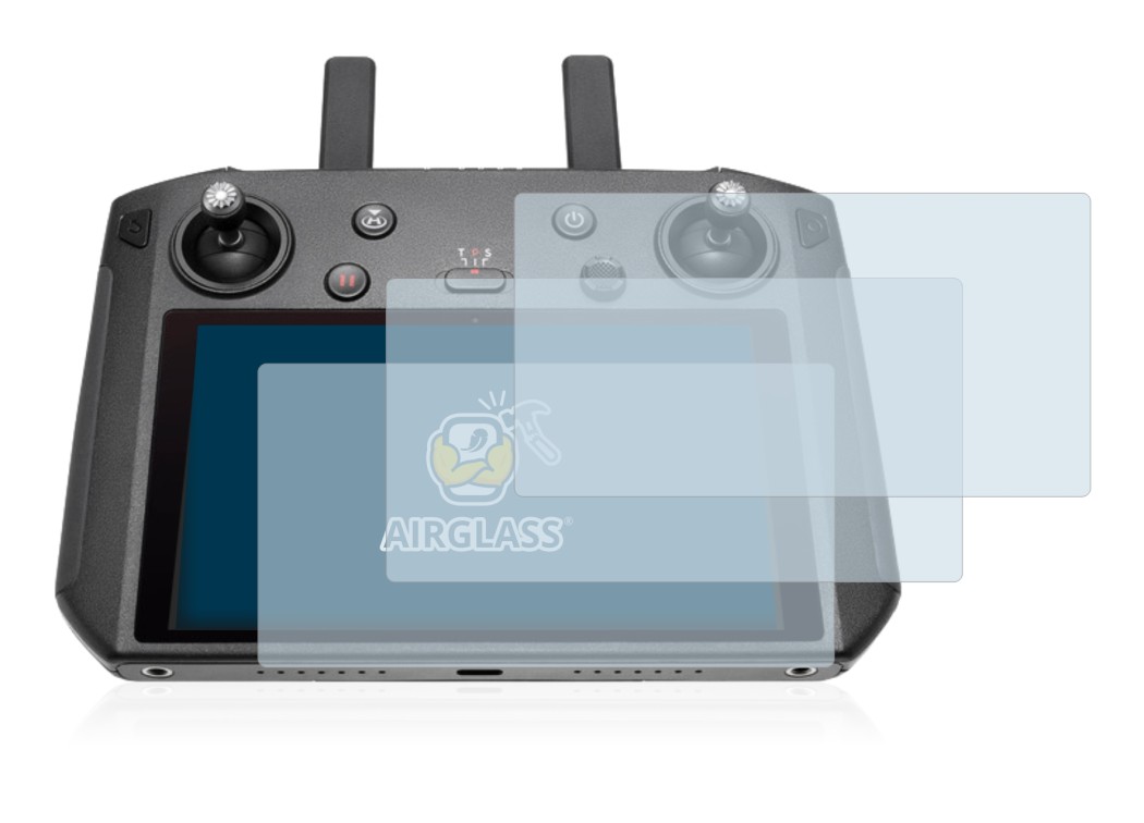 Image of the device DJI Smart Controller with a wide variety of screen protectors.