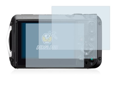 Immagine del dispositivo Ricoh WG-6 con un'ampia varietà di protezioni per lo schermo.