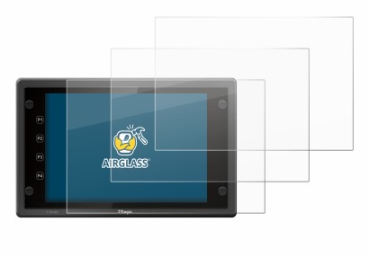 Image of the device TVlogic F-7H mk2 with a wide variety of screen protectors.