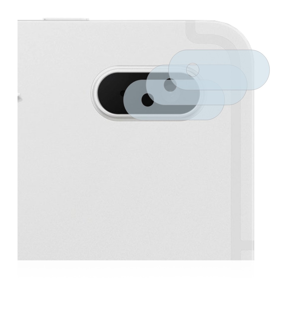 Immagine del dispositivo Samsung Galaxy Tab S7 FE (SOLO Fotocamera) con un'ampia varietà di protezioni per lo schermo.