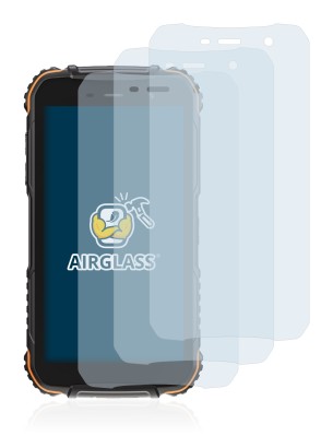 Imagen del dispositivo Doogee S35T con una amplia variedad de protectores de pantalla.