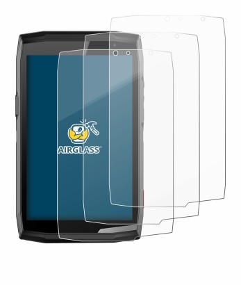 Image of the device Crosscall Core T5 with a wide variety of screen protectors.