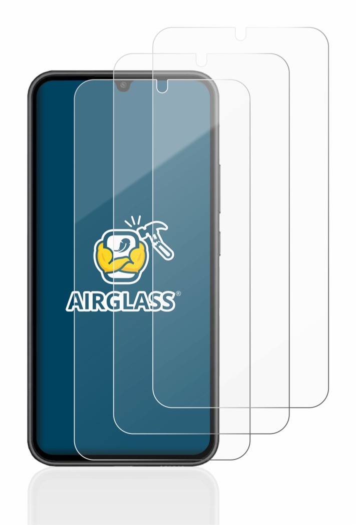 Image of the device Samsung Galaxy A34 5G with a wide variety of screen protectors.