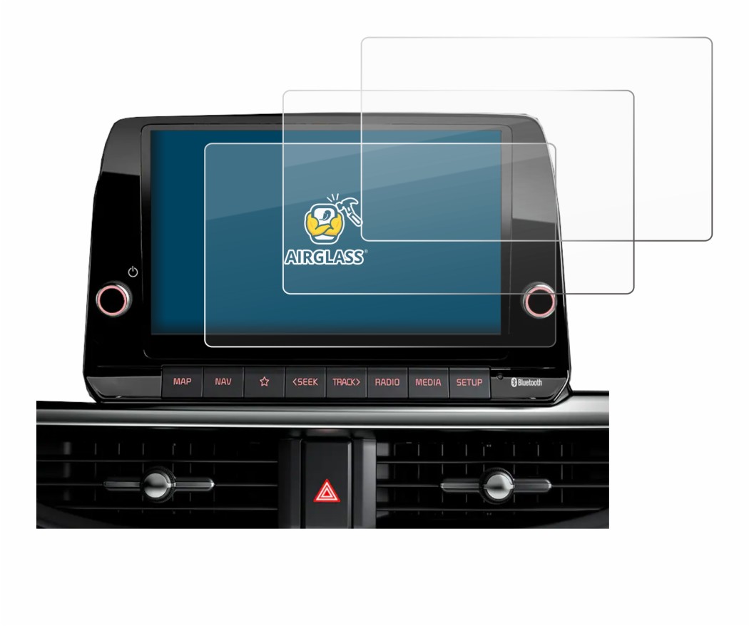 Film De Protection Écran Anti-Reflet Mat Pour Kia Ceed 2022 - Système Infotainment 10,25" (2 Pièces)