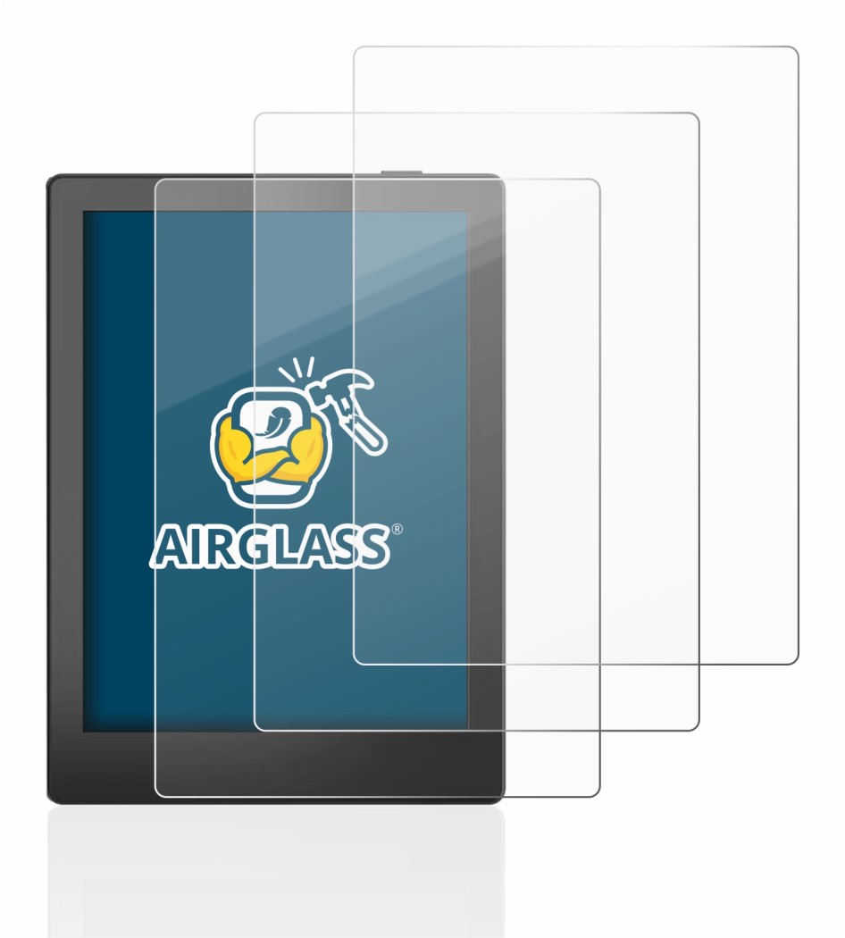 Abbildung des Geräts Boox Poke 5 mit einer Vielzahl des Displayschutzes.