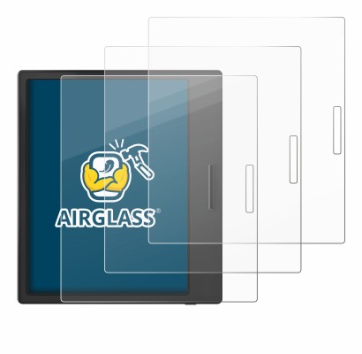 Imagen del dispositivo Boox Page con una amplia variedad de protectores de pantalla.