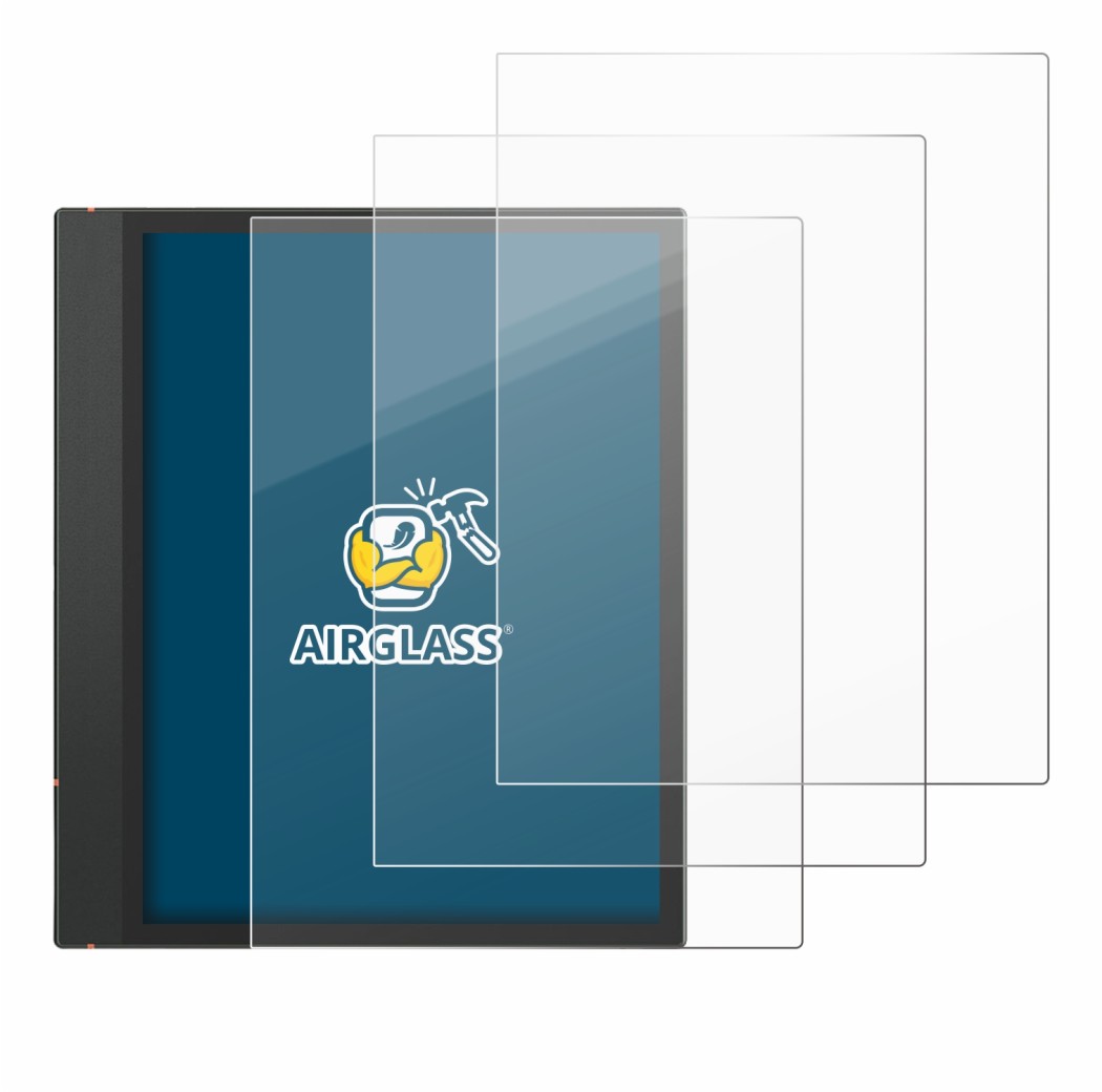 Image of the device Boox Note Air 3 with a wide variety of screen protectors.