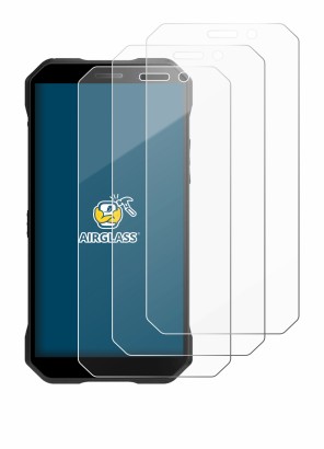 Imagen del dispositivo Doogee S61 Pro con una amplia variedad de protectores de pantalla.