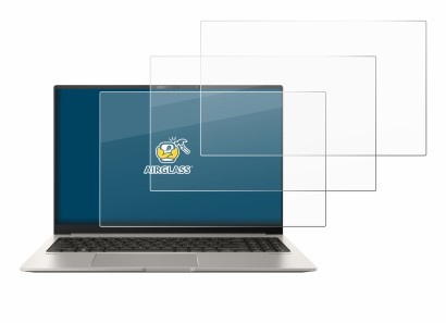 Imagen del dispositivo ASUS ZenBook 15 OLED UM3504 con una amplia variedad de protectores de pantalla.