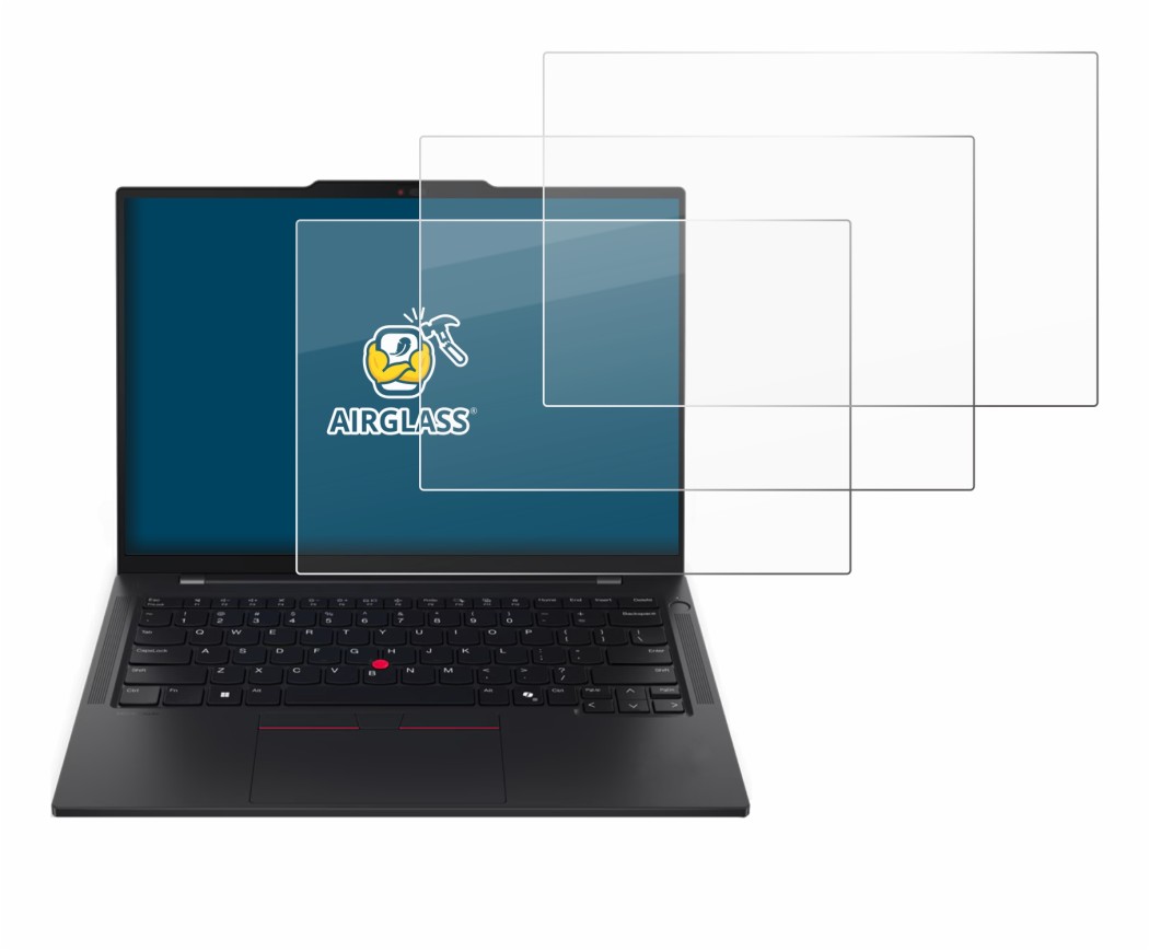 Image de l'appareil Lenovo ThinkPad T14s Gen 6 avec une grande variété de protections d'écran.