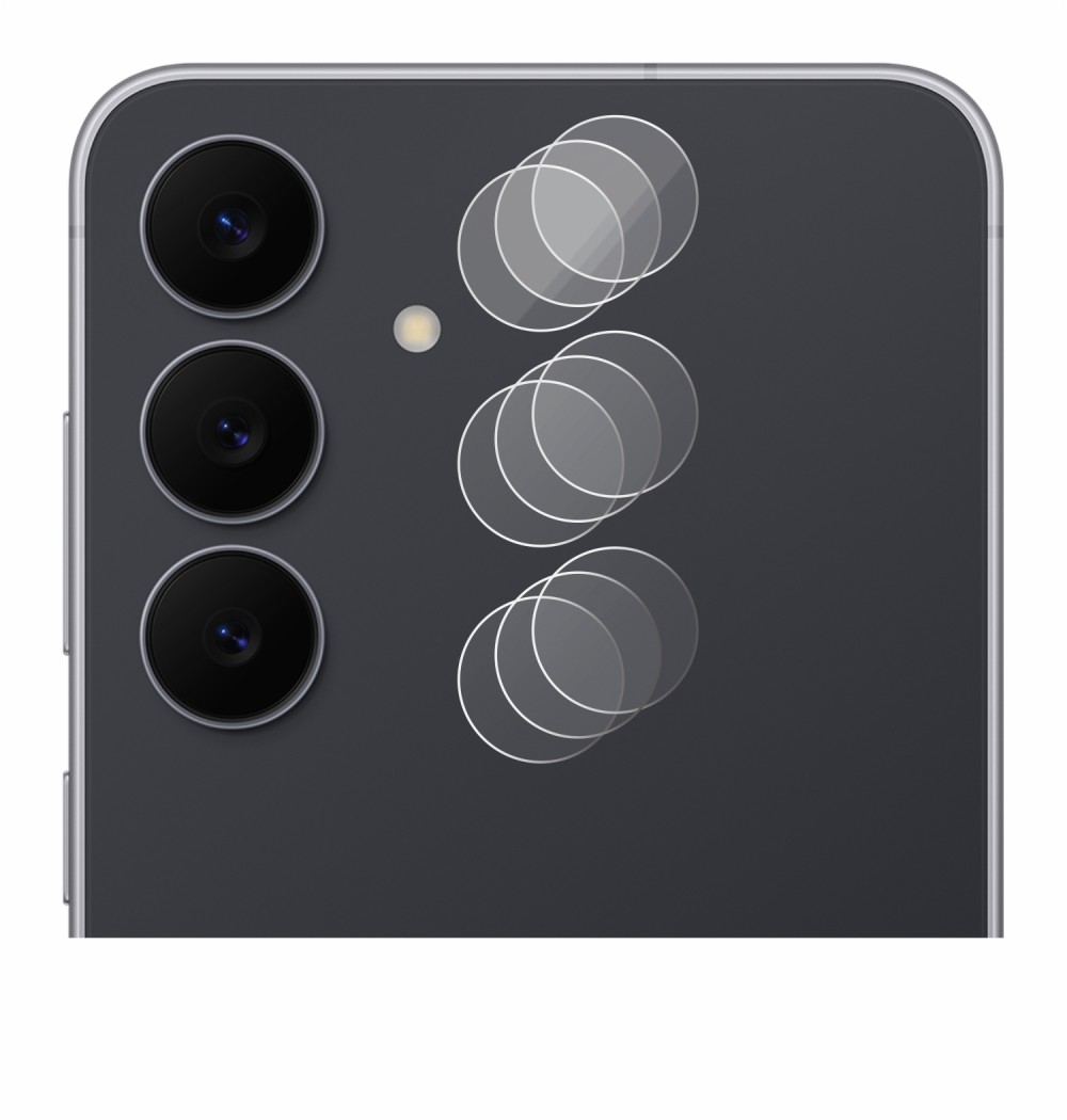 Image of the device Samsung Galaxy S25 FE (ONLY Camera Lens) with a wide variety of screen protectors.