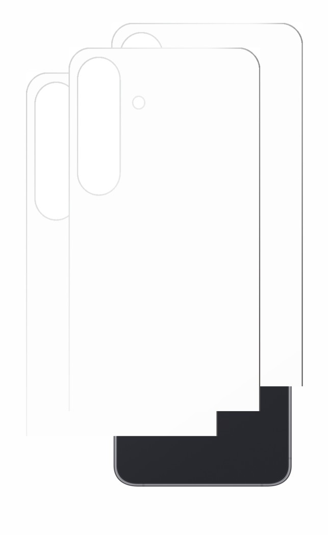 Image of the device Samsung Galaxy S25 FE (Back) with a wide variety of screen protectors.