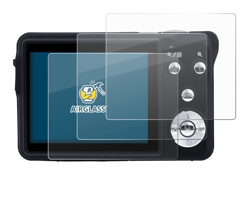 Image of the device Rollei Compactline 880 with a wide variety of screen protectors.