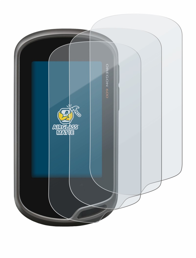 Image of the device Garmin Oregon 600 with a wide variety of screen protectors.
