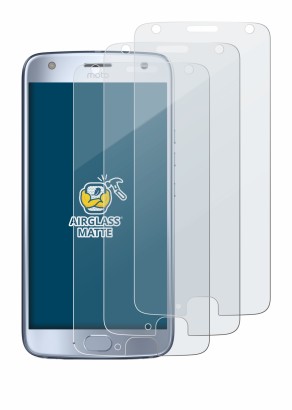 Abbildung des Geräts Motorola Moto X4 mit einer Vielzahl des Displayschutzes.