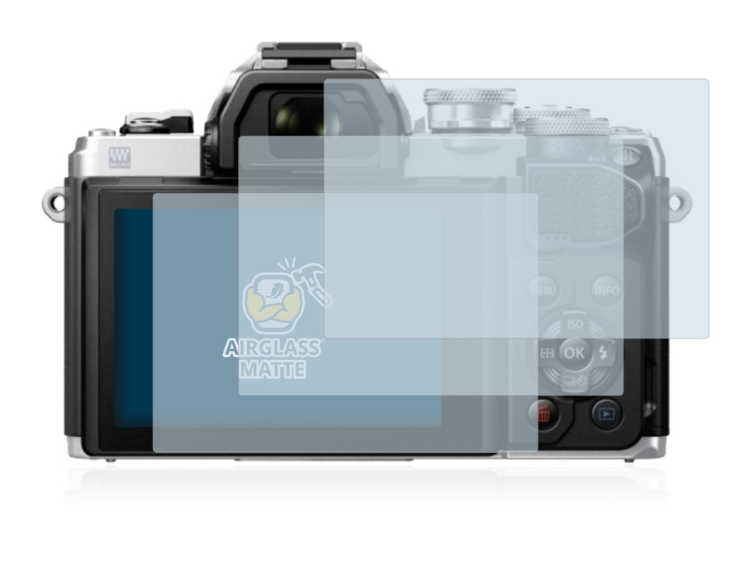 Imagen del dispositivo Olympus OM-D E-M10 Mark III con una amplia variedad de protectores de pantalla.
