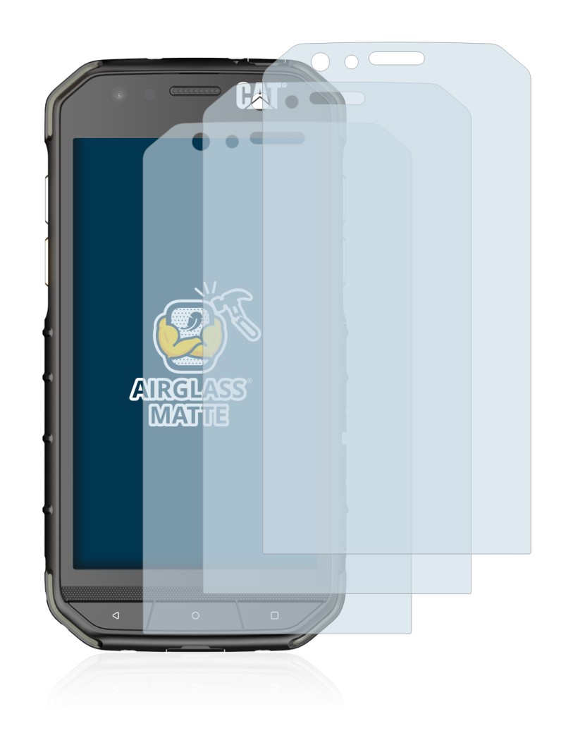 Image of the device Caterpillar Cat S31 with a wide variety of screen protectors.