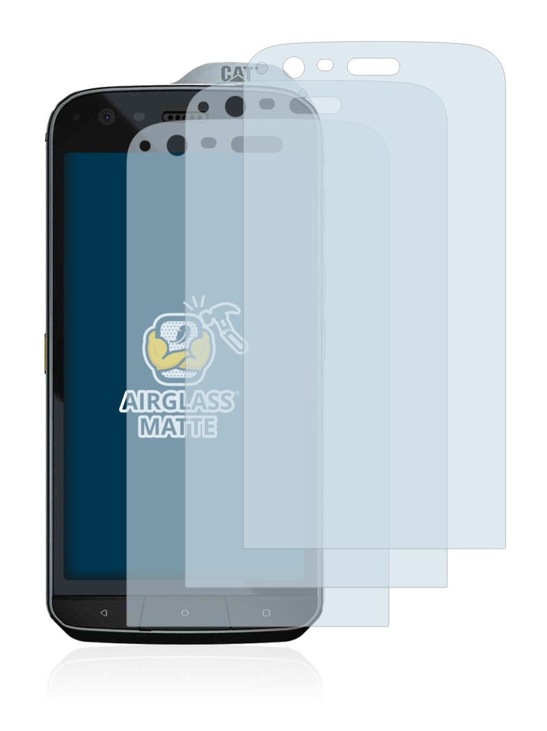 Imagen del dispositivo Caterpillar Cat S61 con una amplia variedad de protectores de pantalla.