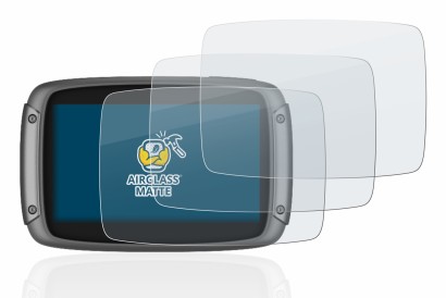 Image of the device TomTom Rider 550 with a wide variety of screen protectors.