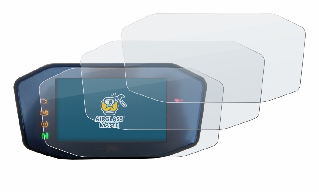 Image of the device KTM 890 Duke R 2020 TFT Screen with a wide variety of screen protectors.