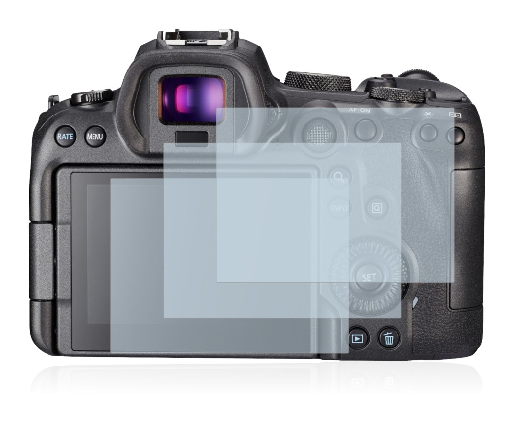 Imagen del dispositivo Sony A7S III con una amplia variedad de protectores de pantalla.