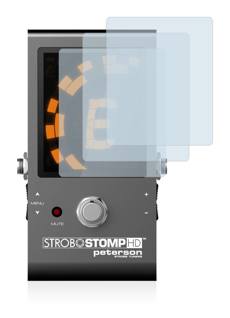 Image of the device Peterson Strobostomp HD with a wide variety of screen protectors.