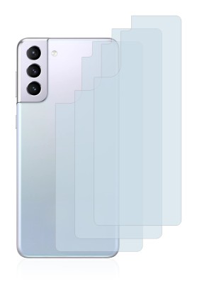 Image de l'appareil Samsung Galaxy S21 5G (Arrière) avec une grande variété de protections d'écran.