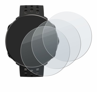 Abbildung des Geräts Polar Vantage M2 mit einer Vielzahl des Displayschutzes.