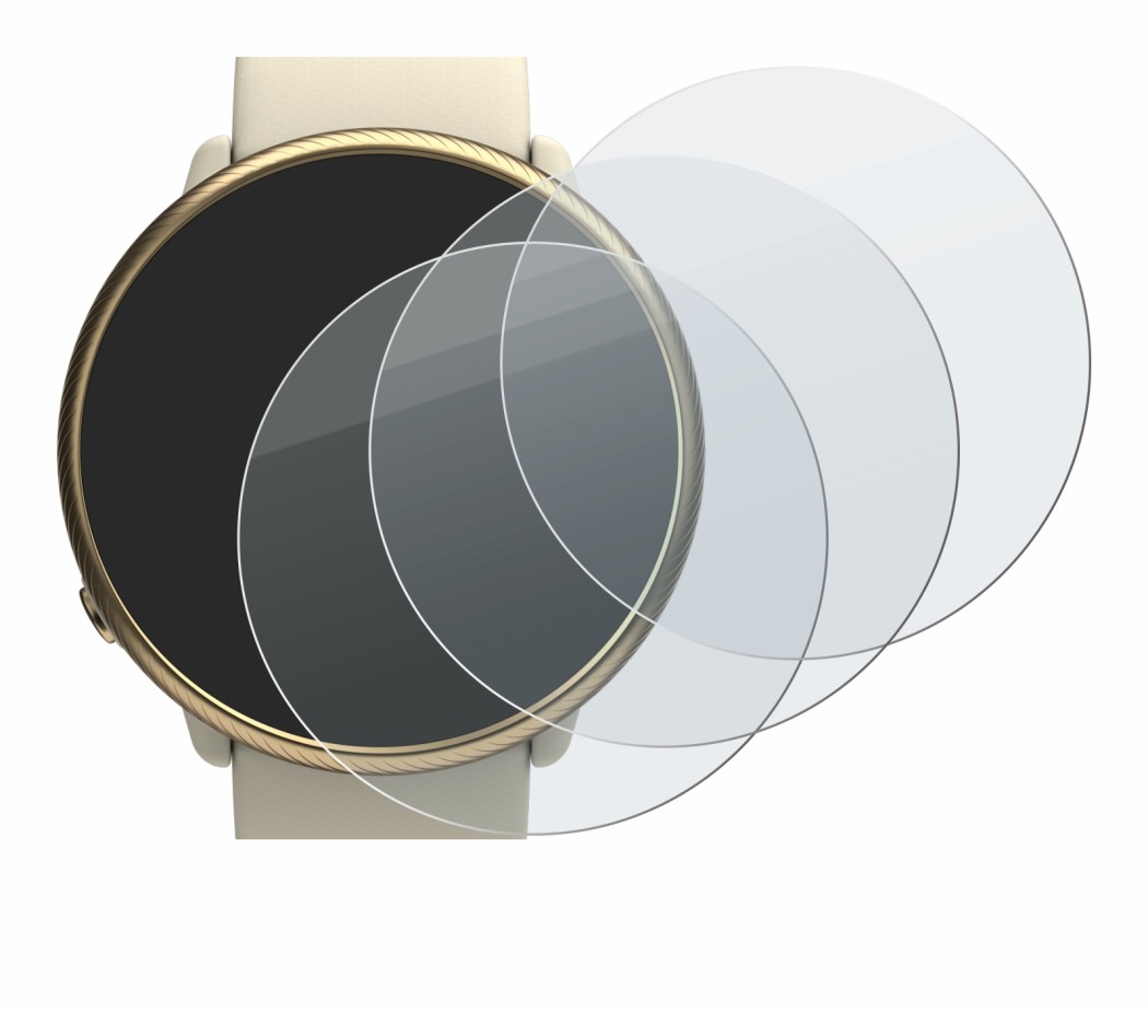 Image of the device Polar Ignite 2 with a wide variety of screen protectors.