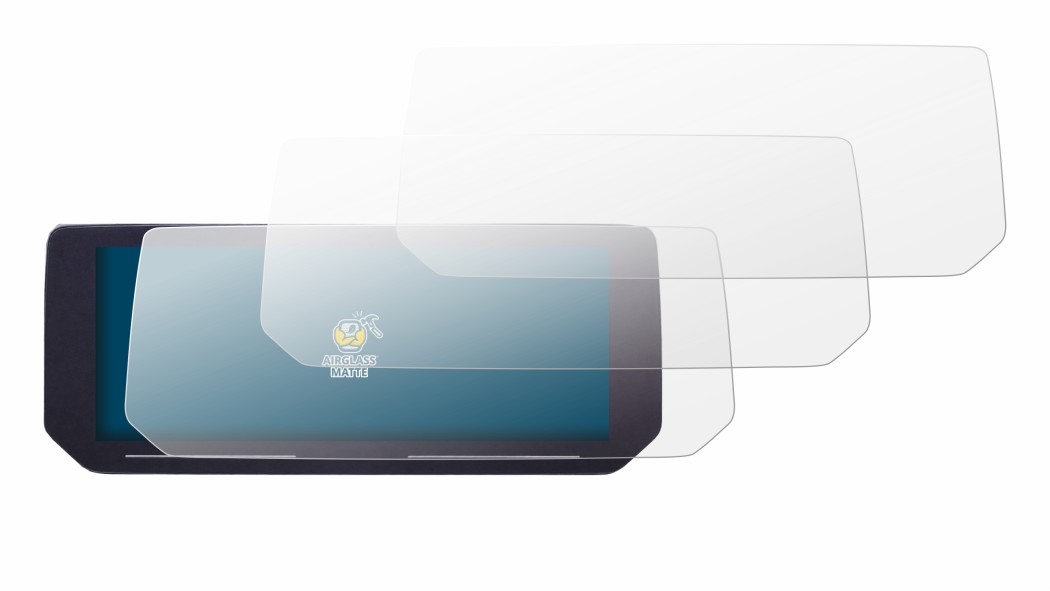 BROTECT AirGlass Mat Anti-Reflet : Protection Écran Verre Premium Pour BMW R 1250 RS 2019 TFT 6.5" Connectivity – Ultra-Fin, 9H Dureté, Sans Bulles