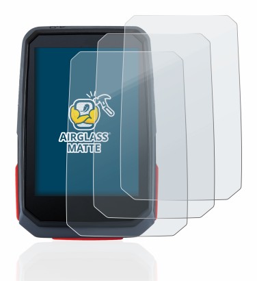 Image of the device Sigma ROX 4.0 with a wide variety of screen protectors.