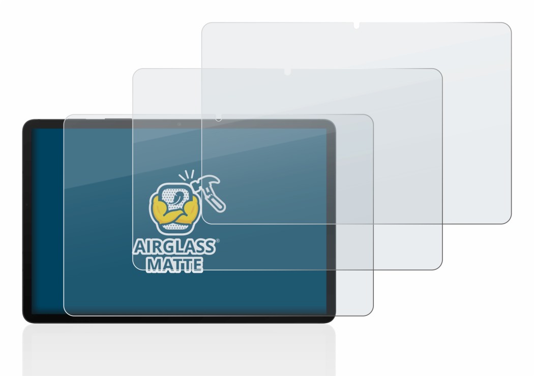 Immagine del dispositivo Samsung Galaxy Tab S8 WiFi con un'ampia varietà di protezioni per lo schermo.