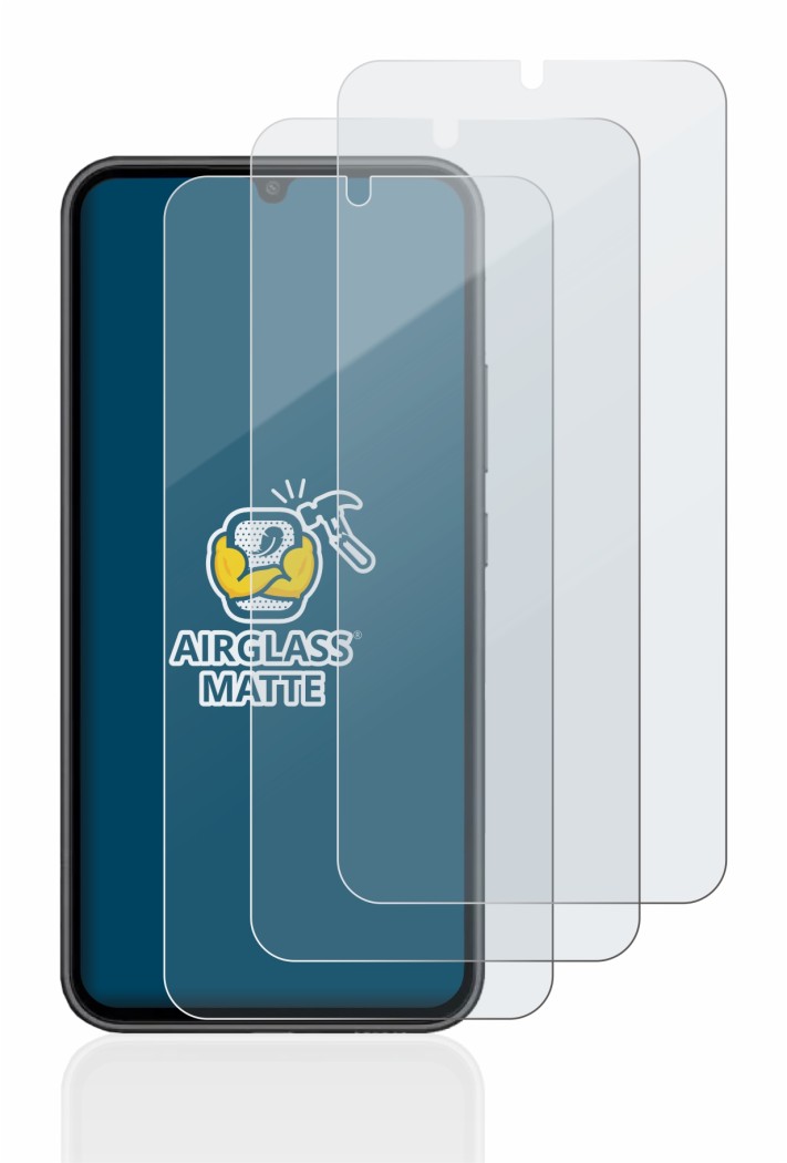 Image of the device Samsung Galaxy A34 5G with a wide variety of screen protectors.