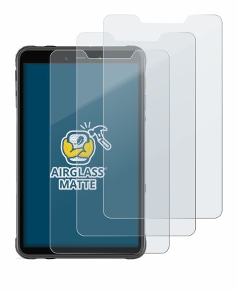 Image of the device Ulefone Armor Pad 8 with a wide variety of screen protectors.