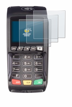 Imagen del dispositivo ingenico Desk/3500 con una amplia variedad de protectores de pantalla.