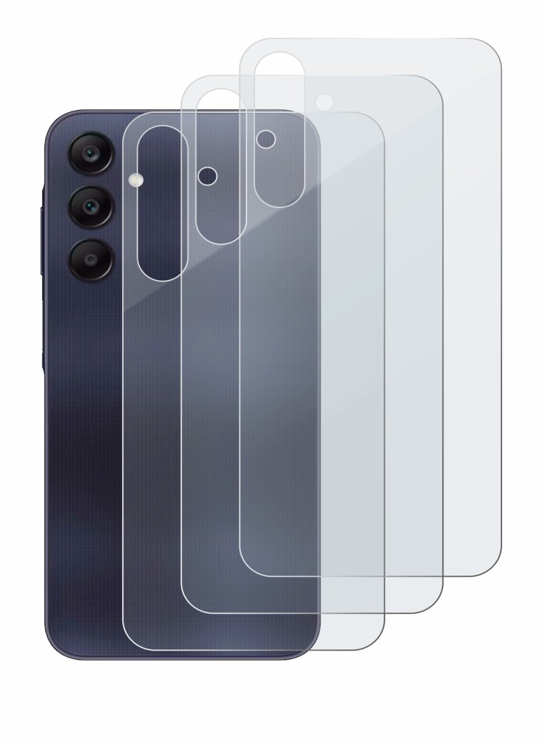 Image of the device Samsung Galaxy A25 5G (Back) with a wide variety of screen protectors.