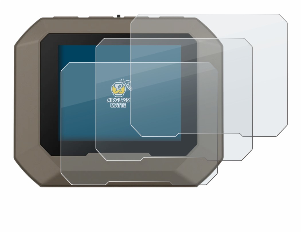 Abbildung des Geräts Garmin Xero C1 Pro mit einer Vielzahl des Displayschutzes.