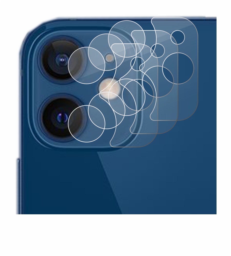 Imagen del dispositivo Apple iPhone 12 (SÓLO Cámara) con una amplia variedad de protectores de pantalla.