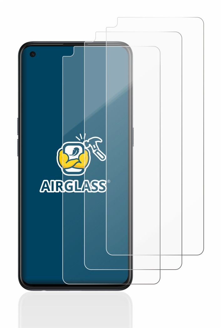 Image of the device Oppo Find X3 Lite with a wide variety of screen protectors.