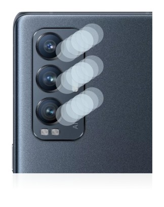 Image of the device Oppo Find X3 Neo (ONLY Camera Lens) with a wide variety of screen protectors.
