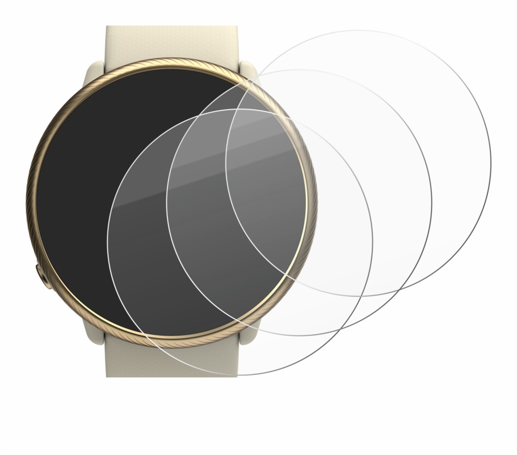 Abbildung des Geräts Polar Ignite 2 mit einer Vielzahl des Displayschutzes.