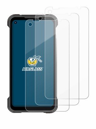 Imagen del dispositivo Doogee S97 Pro con una amplia variedad de protectores de pantalla.