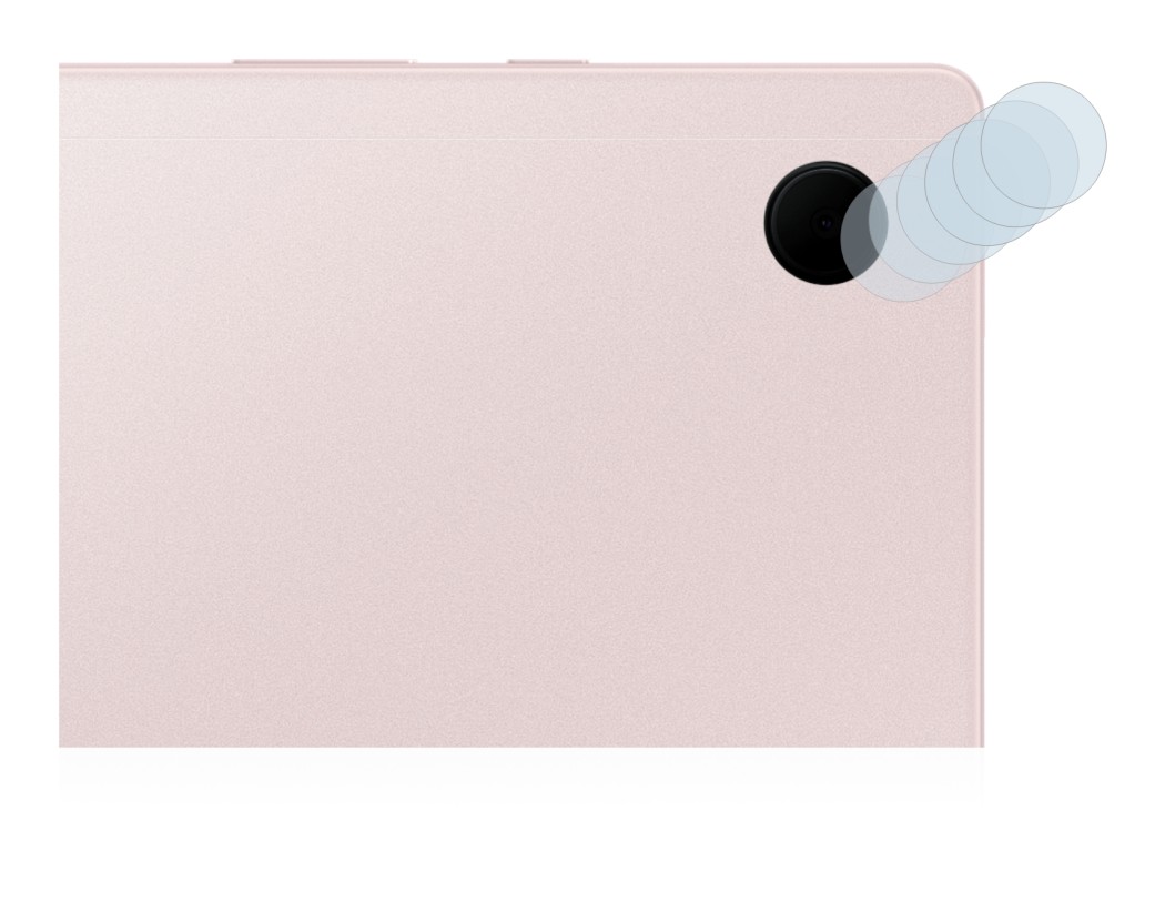 Image de l'appareil Samsung Galaxy Tab A8 WiFi (Caméra UNIQUEMENT) avec une grande variété de protections d'écran.