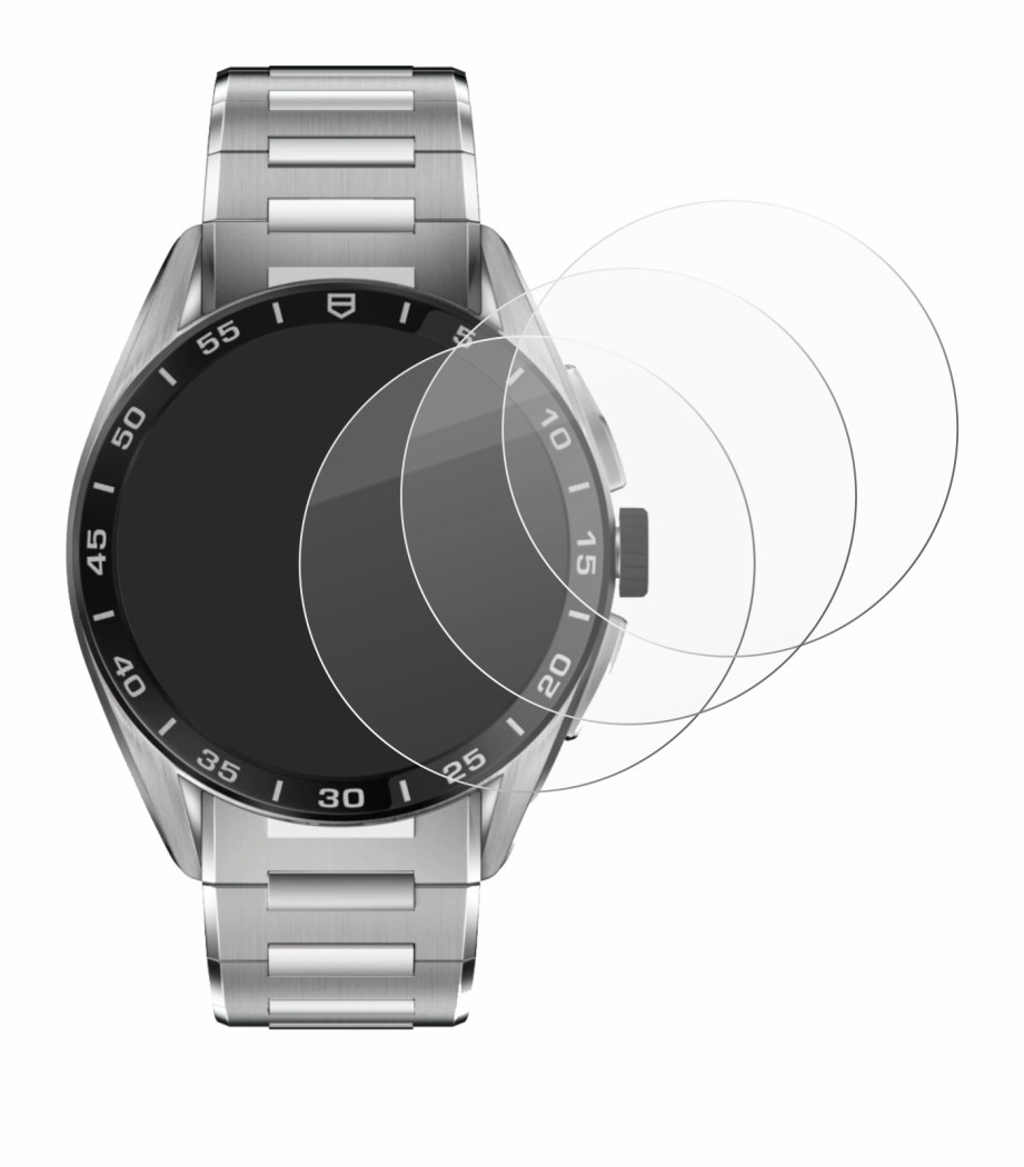 Imagen del dispositivo TAG Heuer Connected Calibre E4 (45 mm) con una amplia variedad de protectores de pantalla.