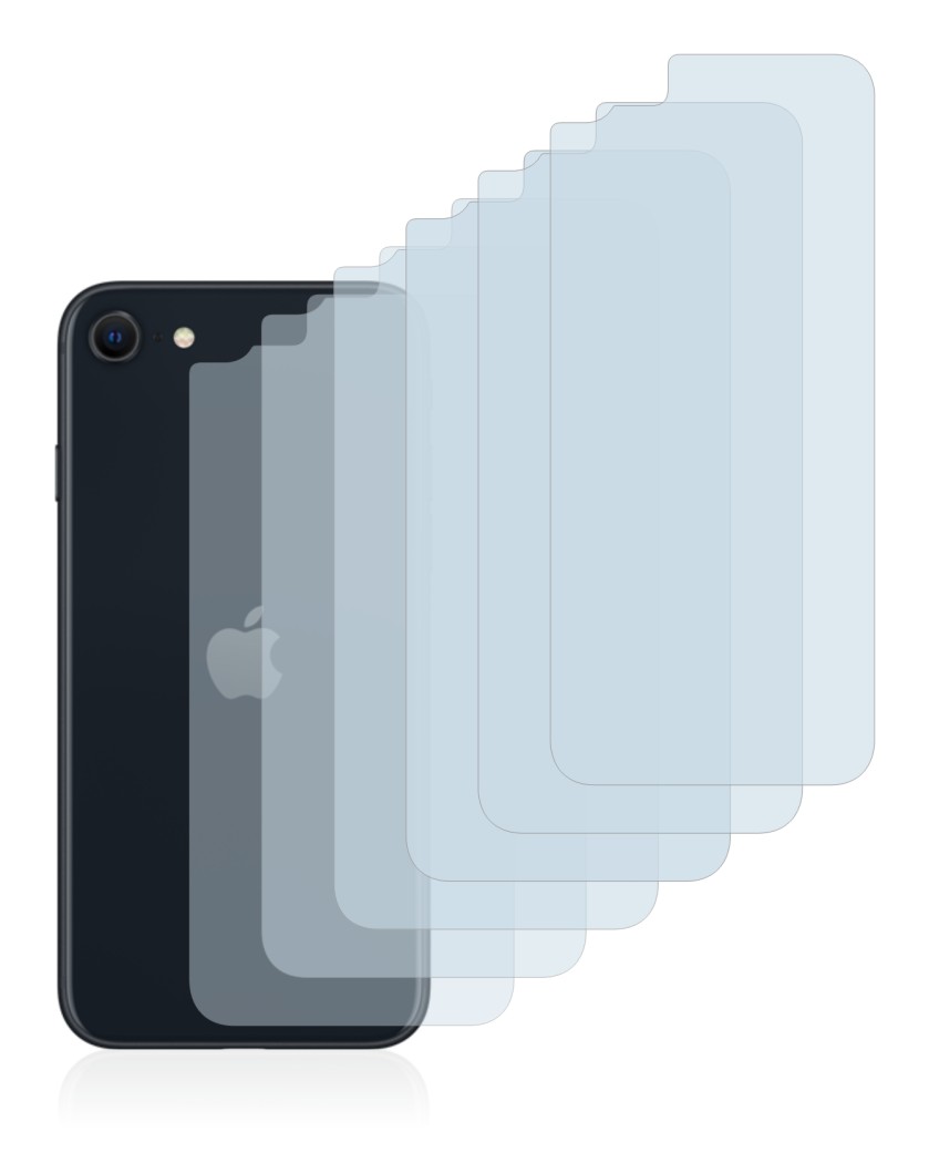 Image of the device Apple iPhone SE 3 2022 (Back) with a wide variety of screen protectors.