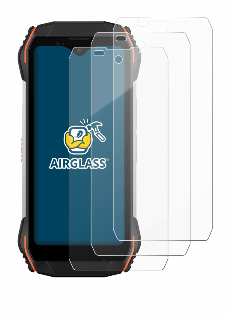 Image of the device Blackview N6000 with a wide variety of screen protectors.