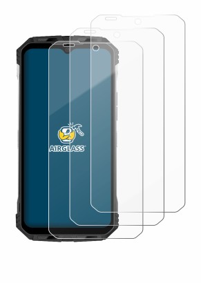 Imagen del dispositivo Doogee S110 con una amplia variedad de protectores de pantalla.